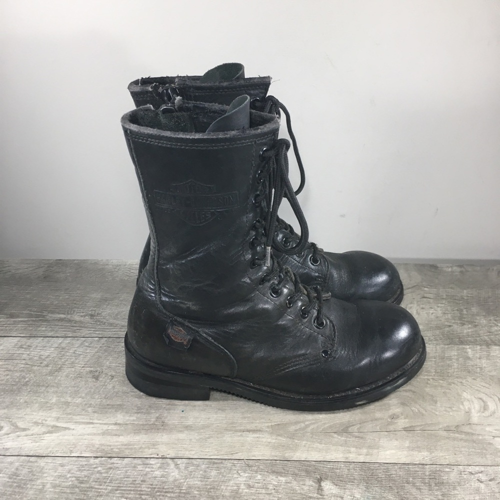 Harley-Davidson Motorcycle 98424 Street Trooper Riding Biker Mens Combat Boots 9